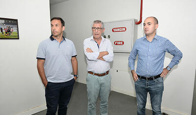 İcraçı vitse-prezident Santuş Qəbələ stadionunda gəzdirdi -