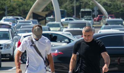 Qurban Qurbanov  və futbolçularının yolüstü