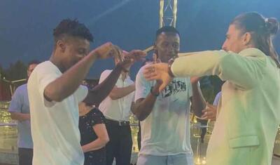 Azərbaycan klubunun legionerləri toyda bəylə oynadı -