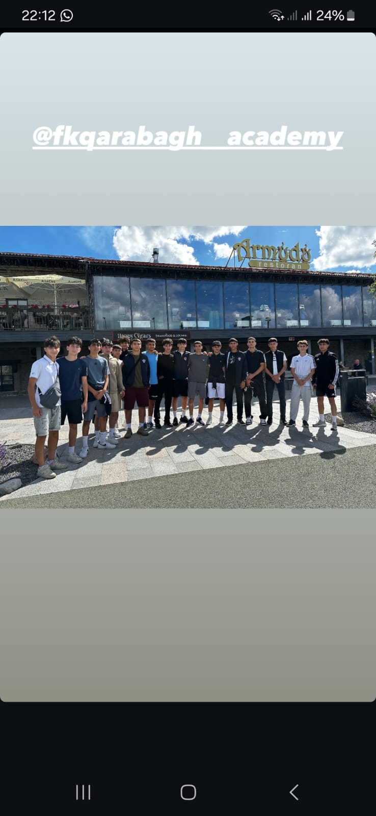 "Qarabağ" üçün Estoniyada çempionluq ziyafəti - FOTOLAR