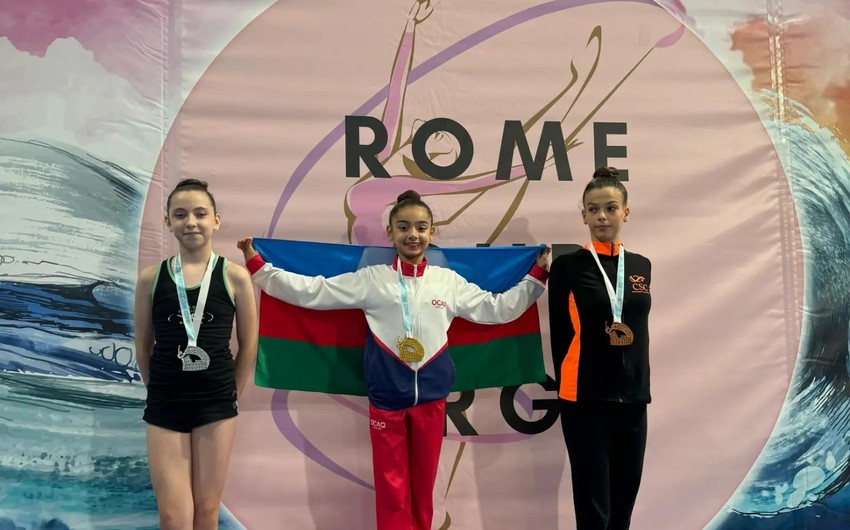 Azərbaycan gimnastları İtaliyada keçirilən beynəlxalq turnirdə 6 qızıl medal qazandı