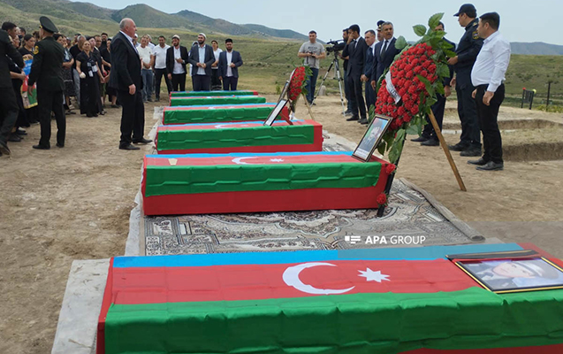 Uğrunda həlak olduqları Qaradağlıda dəfn edildilər - FOTOLAR