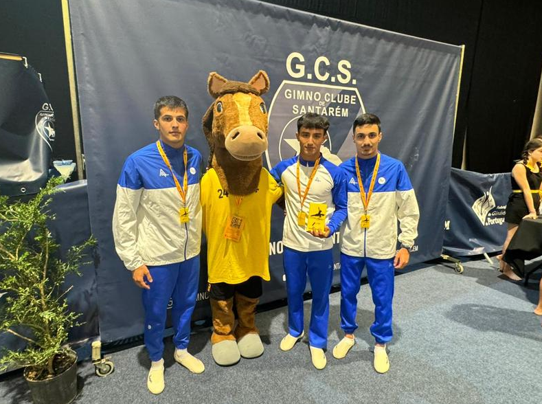 Azərbaycan gimnastları Portuqaliyadakı beynəlxalq yarışda 11 medal qazandı - FOTOLAR