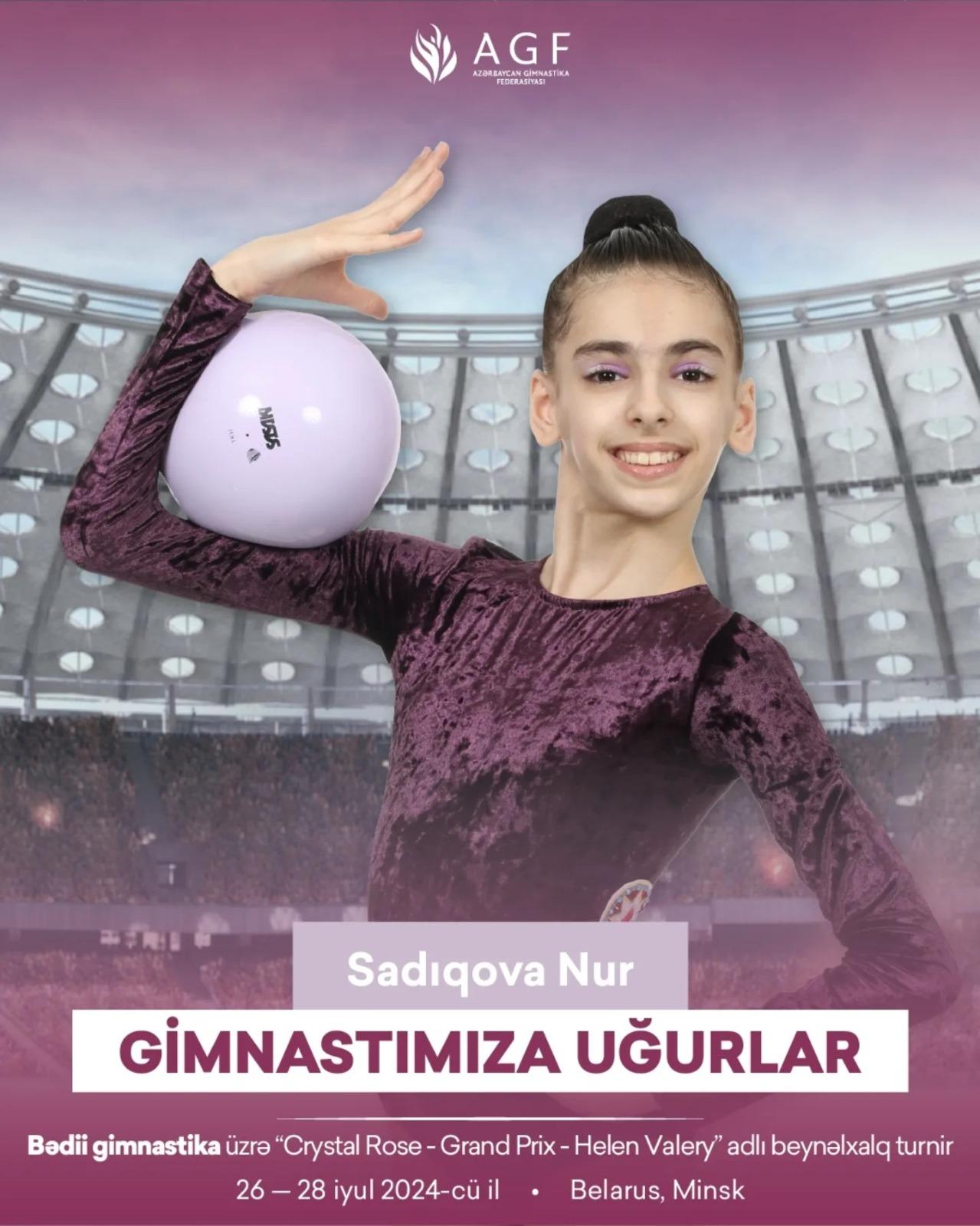 Azərbaycan gimnastları Belarusda beynəlxalq turnirdə çıxış edəcək - FOTOLAR