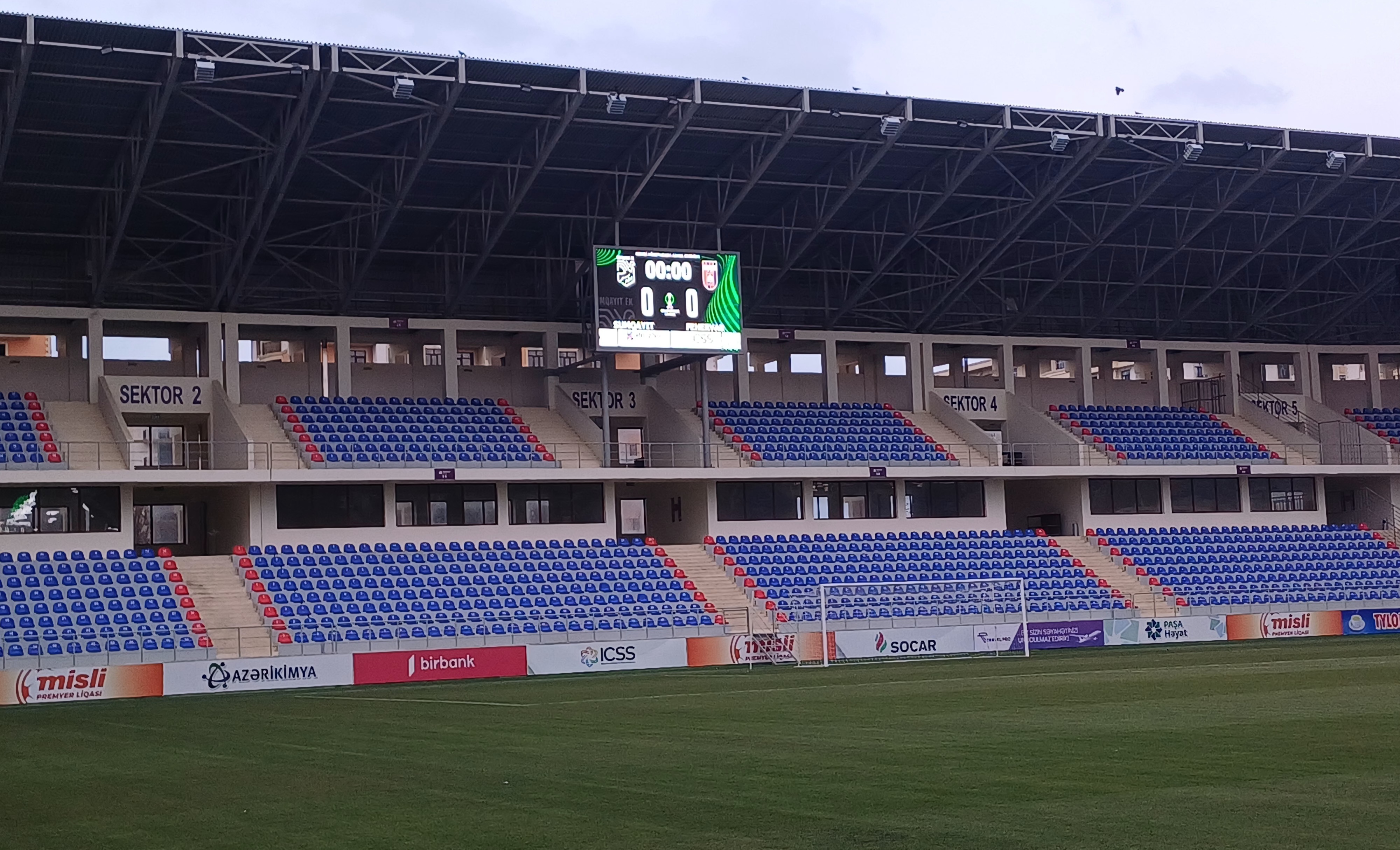 Sumqayıt stadionu macarları yeniliklərlə qarşılayacaq - FOTOLAR