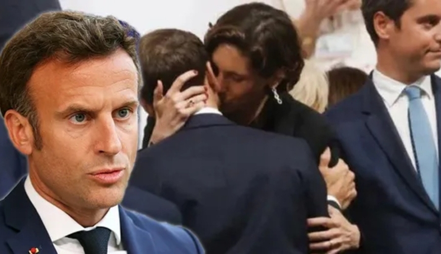 Makron və idman naziri dodaq-dodağa! - "Paris-2024"ün açılışına damğa vuran FOTO