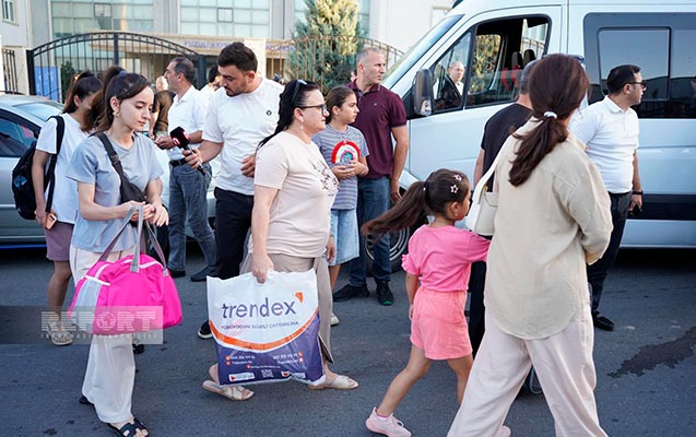 Bu gün Laçın şəhərinə daha 18 ailə - 60 nəfər köçürüldü - FOTOLAR