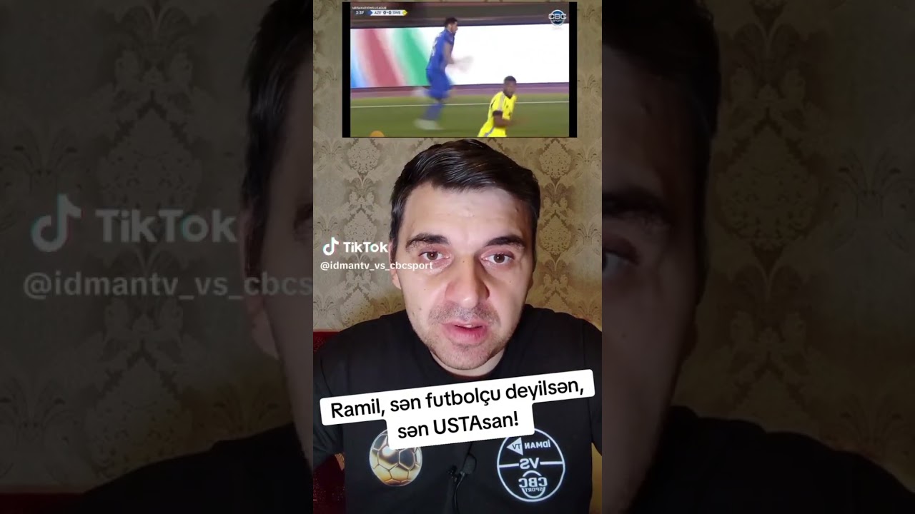 "Ramil Şeydayev, sən futbolçu deyilsən, alət ustasısan" - VİDEO