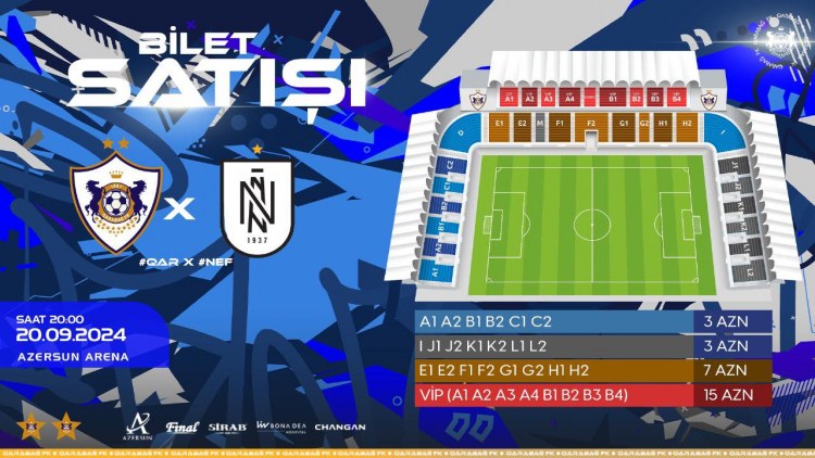 "Qarabağ" - "Neftçi": Derbiyə giriş haqqı qoyuldu