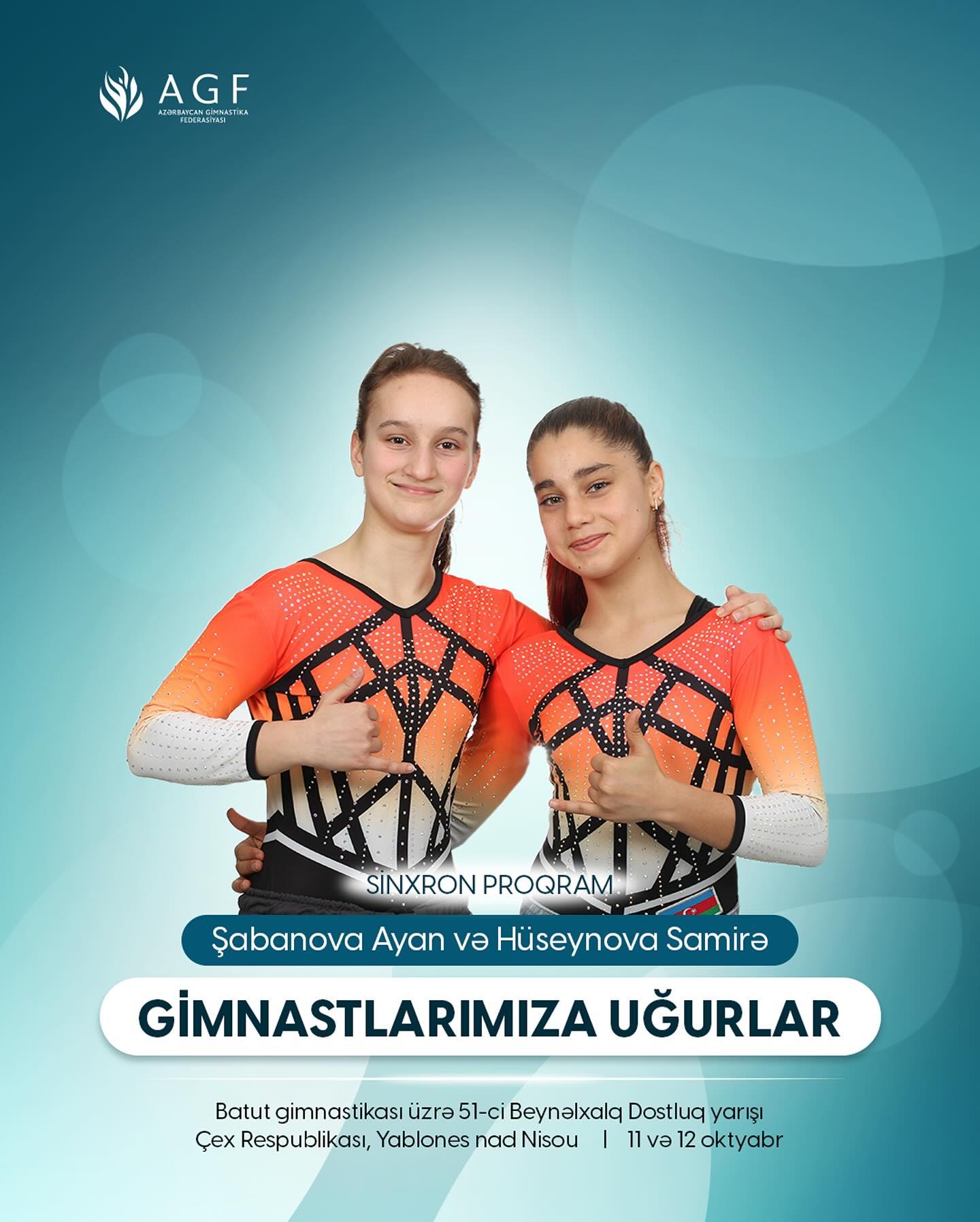 Azərbaycanı Çexiyadakı turnirdə təmsil edəcək gimnastlar müəyyənləşdi - FOTOLAR