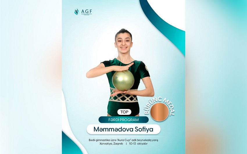 Xorvatiyada bürünc medal qazandı - Azərbaycan gimnastı