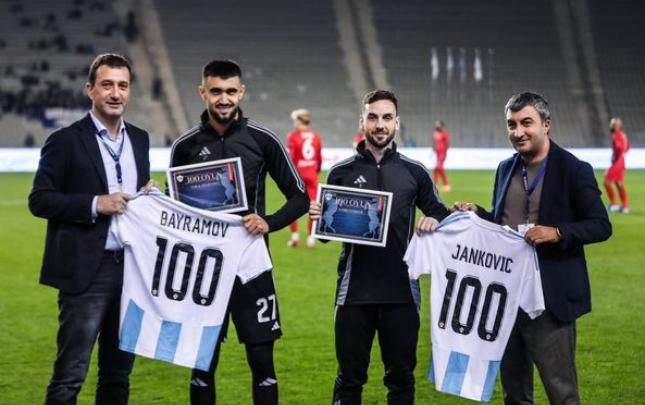"Qarabağ"ın 2 futbolçusuna “100” verildi - FOTOLAR