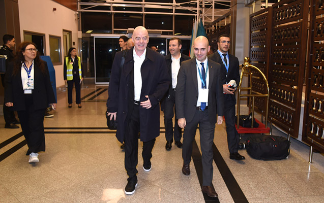 İnfantino da gəldi - FOTO