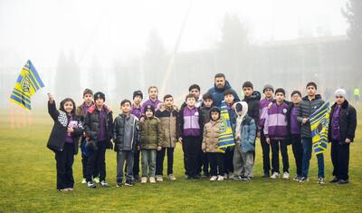 “Kəpəz”in futbolçuları lisey şagirdlərindən sevgi gördü -