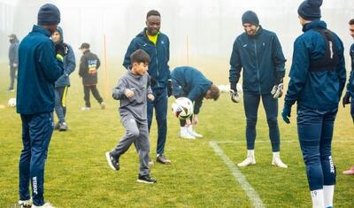 “Kəpəz”in futbolçuları lisey şagirdlərindən sevgi gördü -