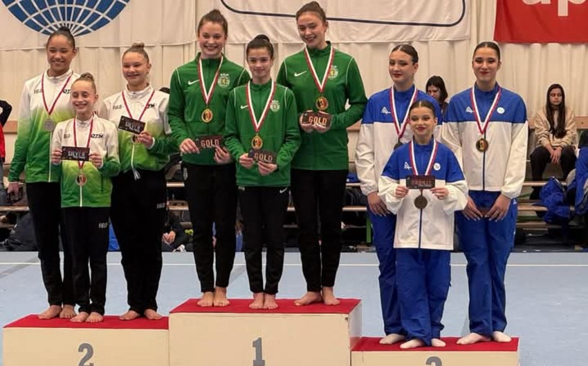 Azərbaycan millisi Belçikada medal qazandı - Akrobatika gimnastikası üzrə
