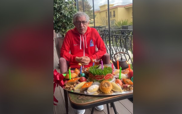 Azərbaycan millisinin əcnəbi baş məşqçisi çay içdi və... MARAQLI VİDEO+FOTO paylaşım
