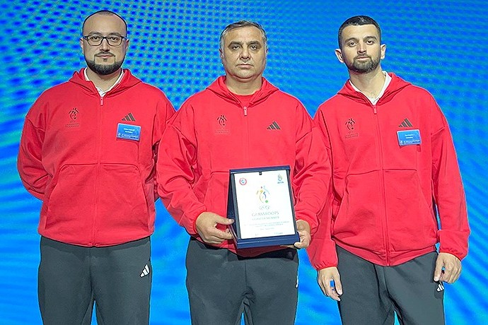 AFFA əməkdaşları UEFA-nın mükafatlandırma mərasimində iştirak etdi - Polşada