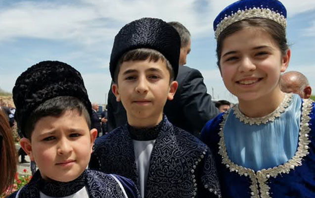 Prezidenti kövrəldən uşaqlar... VIDEO+FOTO