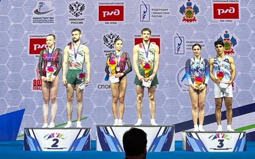 Azərbaycan gimnastları Krasnodarda iki medal qazandı