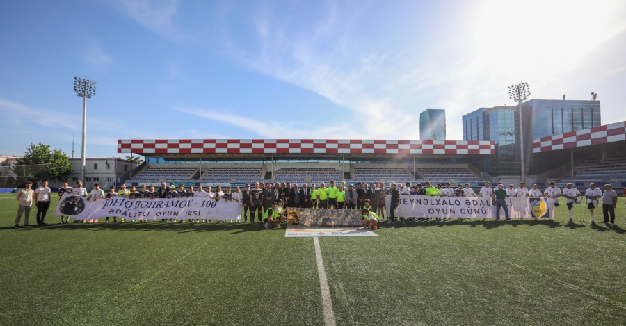 Bakıda tanınmış simaların iştirakı ilə “Fair Play Matçı” oldu