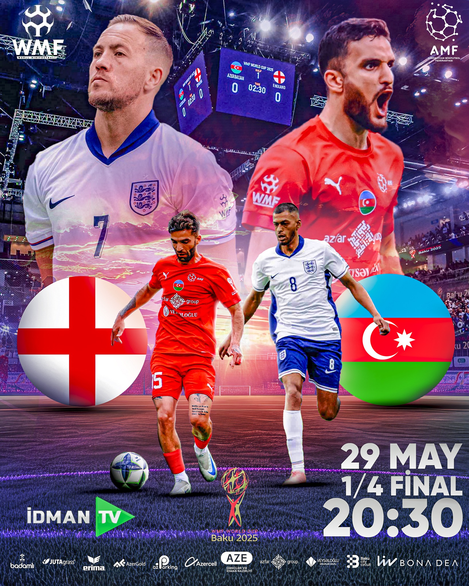 Azərbaycan millisi DÇ-nın yarımfinalında - VİDEO