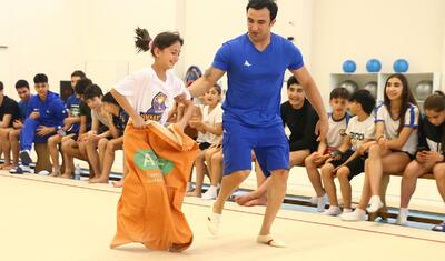 Bakıda uşaqlar üçün “İdman gimnastikadan başlayır" estafet yarışları keçirilib -