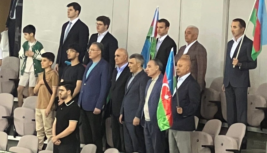 Nazir, rəis, baş prokuror, Emin Ağalarov və Qurban Qurbanov millinin oyununda - FOTOLAR