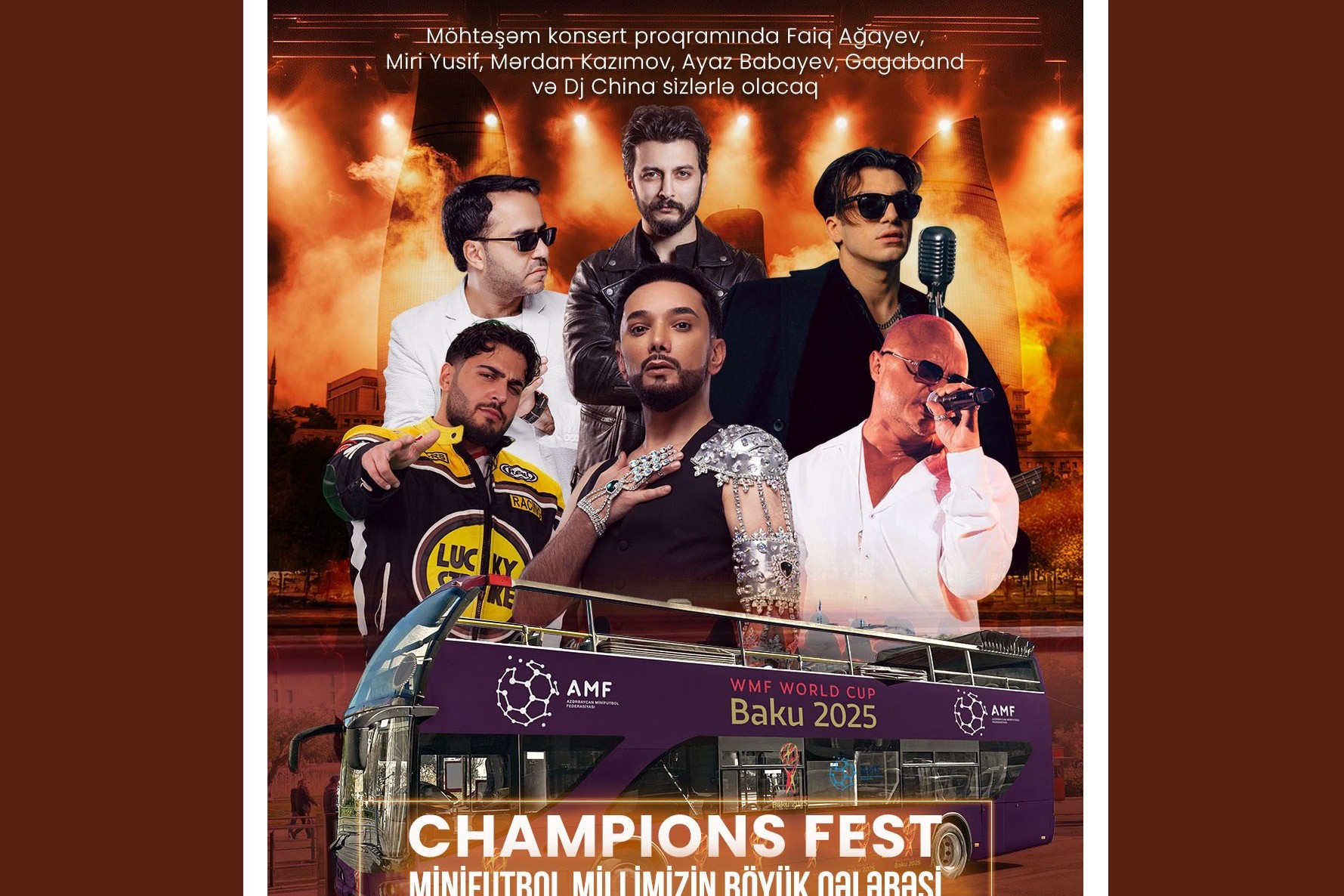 Məşhurlar konsert verəcək - Dünya çempionu olan millimiz üçün