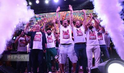 Dünya çempionları üçün Bakıda pulsuz konsert verildi -