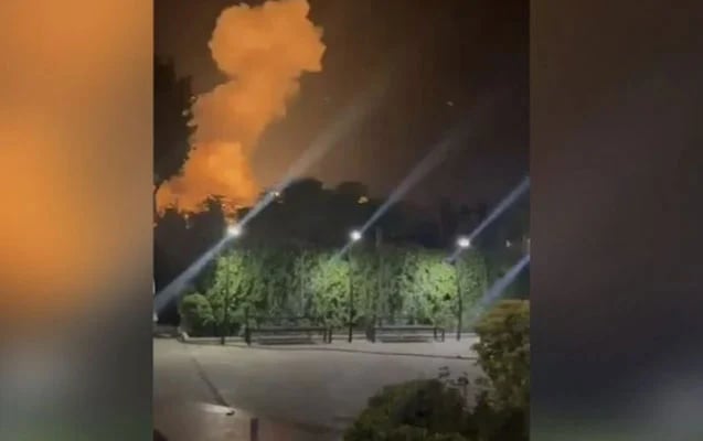 Komandanın qaldığı hotelin ətrafı bombalandı - İrandan VİDEO