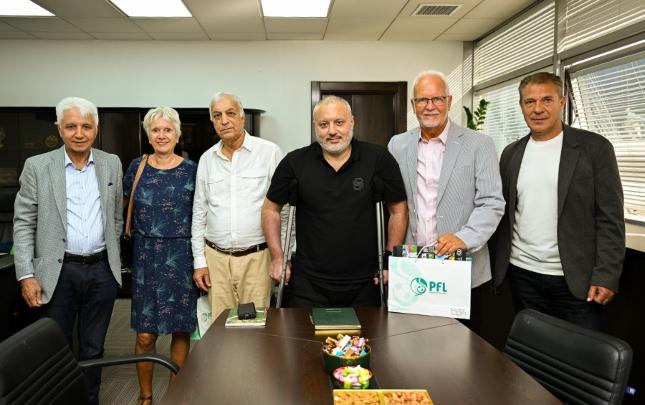 Tanınmış almaniyalı məşqçi Bakıya gəldi, kiminlə görüşdü? - FOTOLAR