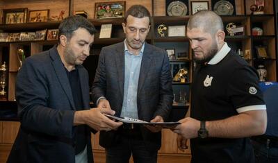 UFC ulduzlarının “Qarabağ” ziyarətindən - Şəkillər