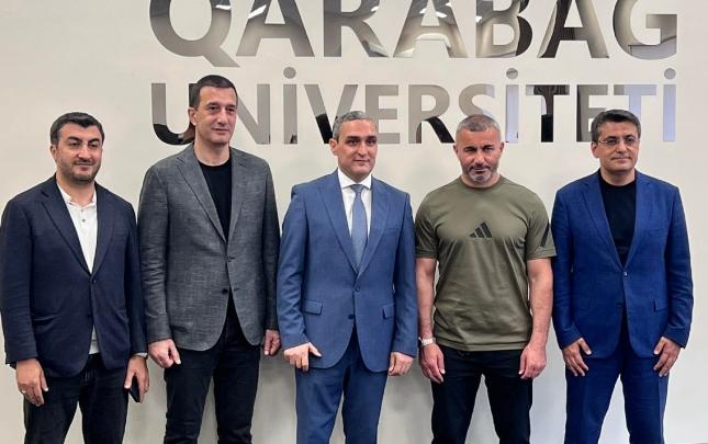 "Qarabağ" Xankəndidəki Qarabağ Universitetində - FOTOLAR