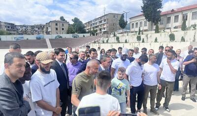 "Qarabağ" Xankəndidəki Qarabağ Universitetində -