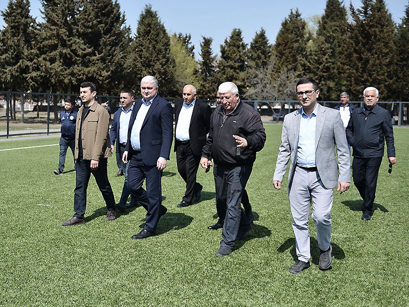AFFA rəhbərliyi 4 rayona, 3 kluba baş çəkdi