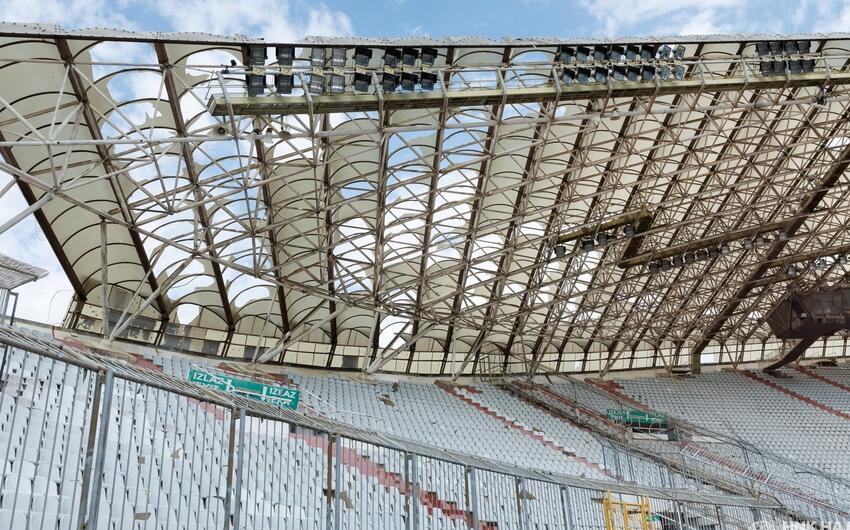 Stadion təmiri üçün alpinist çağırdılar - "Zirə"nin yeni tanışı
