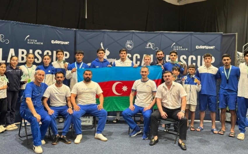 Azərbaycan gimnastları medallar qazandı - Portuqaliyada