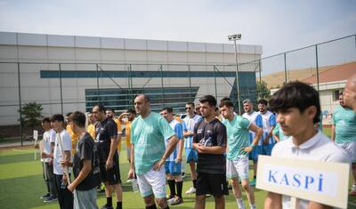 Şamaxıda "Milli Mətbuat – 150" minifutbol turniri start götürüb
