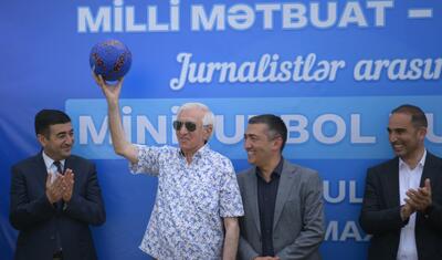 Şamaxıda "Milli Mətbuat – 150" minifutbol turniri start götürüb