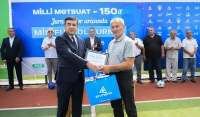 Şamaxıda "Milli Mətbuat – 150" minifutbol turniri start götürüb