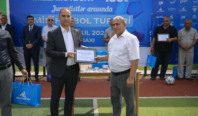 Şamaxıda "Milli Mətbuat – 150" minifutbol turniri start götürüb