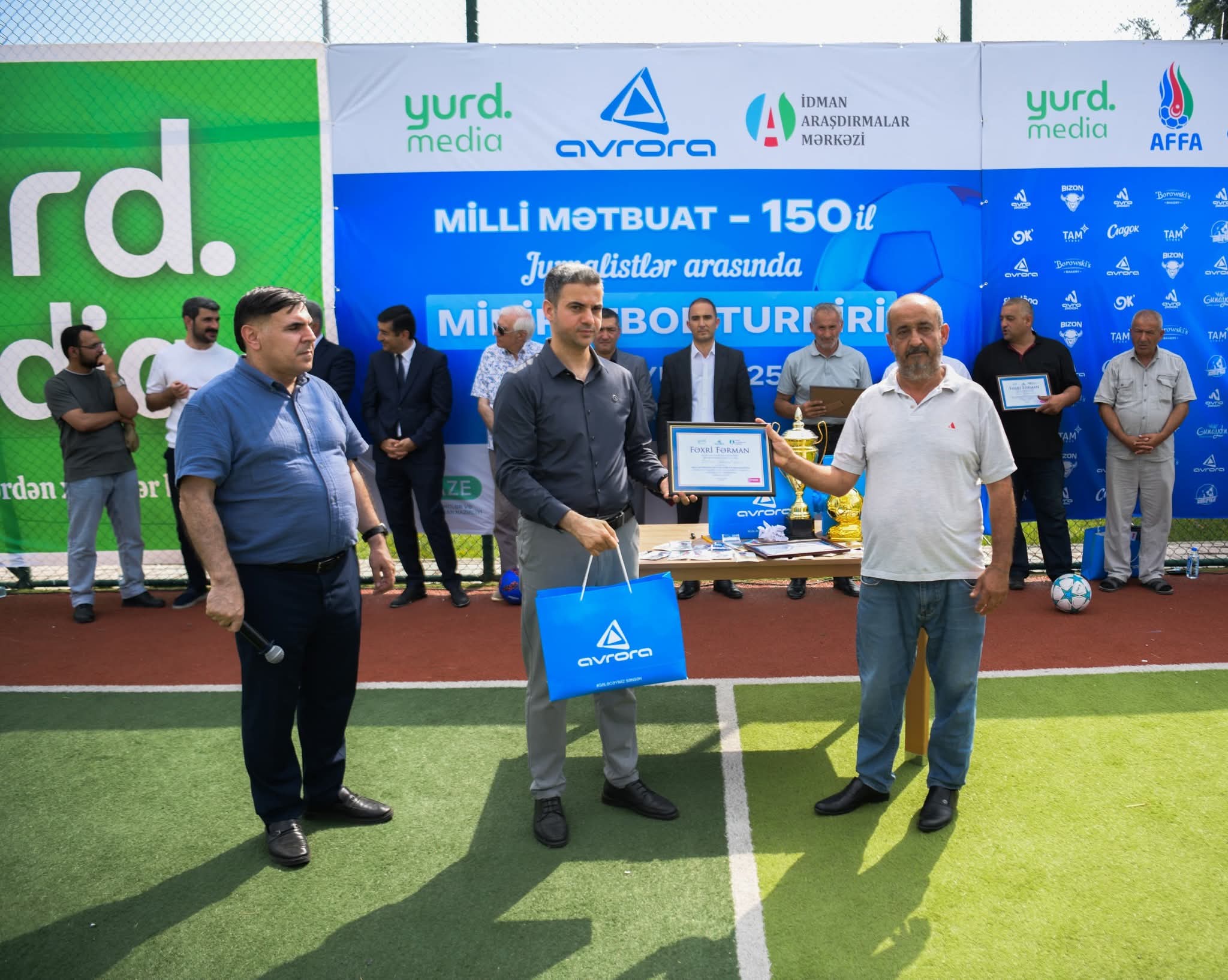 Şamaxıda "Milli Mətbuat – 150" minifutbol turniri start götürüb