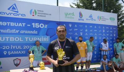 Şamaxıda "Milli Mətbuat – 150" minifutbol turniri başa çatdı - FOTOLAR