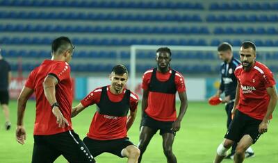 "Araz Naxçıvan"ın yunanlar üçün son məşqindən