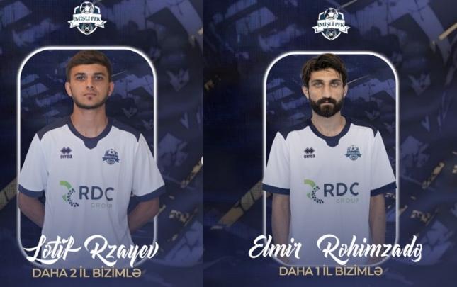 I Liqadan qalan iki futbolçunu da Premyer Liqaya saxladılar
