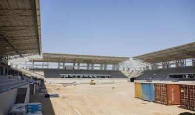 Bu şəhərdə tikintisi davam edən stadiondan YENİ