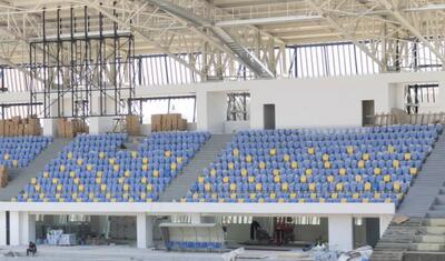 Bu şəhərdə tikintisi davam edən stadiondan YENİ