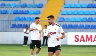 "Araz-Naxçıvan"ın son məşqində olanlar -