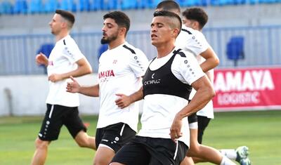 "Araz-Naxçıvan"ın son məşqində olanlar -